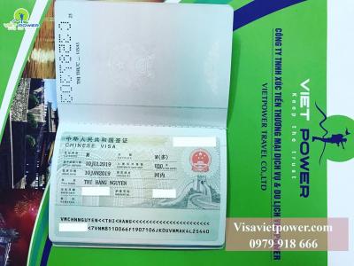 Chúc mừng vị khách hàng của Visa Vietpower đã nhận Visa Trung Quốc 6 tháng