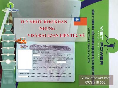 Nhận ngay Visa Đài Loan chỉ với 3 ngày làm việc tại Visa Vietpower