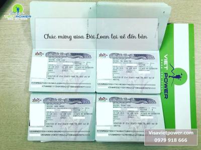 Hàng loạt Visa Đài Loan cập bến Vietpower trong thời điểm nóng như hiện tại