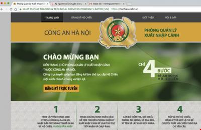 Thủ tục làm hộ chiếu qua mạng